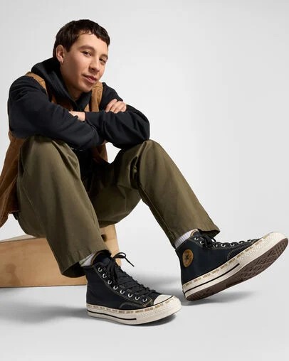 Black / Brown Converse Chuck 70 GORE-TEX Men Boots Singapore | C-53890429
