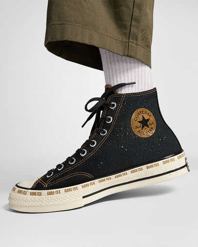 Black / Brown Converse Chuck 70 GORE-TEX Men Boots Singapore | C-53890429