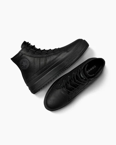 Black / Dark Grey Converse Chuck Taylor All Star Equip Waterproof Men Boots Singapore | C-28317609
