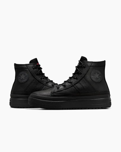 Black / Dark Grey Converse Chuck Taylor All Star Equip Waterproof Men Boots Singapore | C-28317609