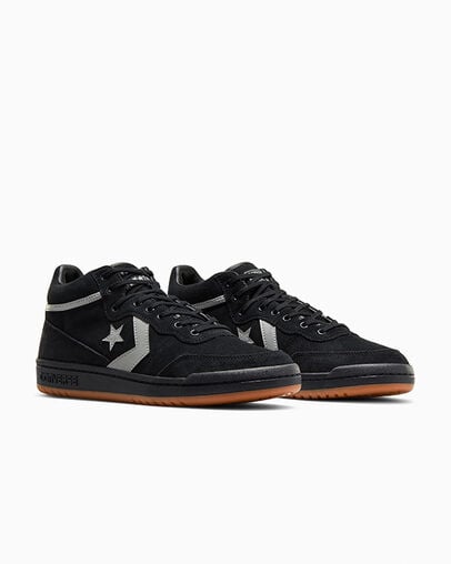 Black / Grey Converse CONS Fastbreak Pro Suede Men Boots Singapore | C-19032579