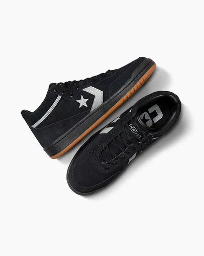 Black / Grey Converse CONS Fastbreak Pro Suede Men Boots Singapore | C-19032579