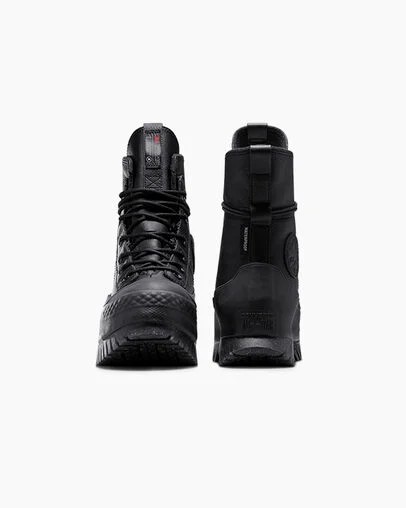 Black / Grey Converse Chuck Taylor All Star Lugged 2.0 XHi Waterproof Women Boots Singapore | C-12039469