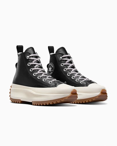 Black / Orange Converse Run Star Hike Women Platform Shoes Singapore | C-87901659