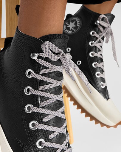 Black / Orange Converse Run Star Hike Women Platform Shoes Singapore | C-87901659