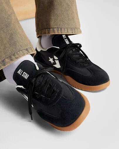 Black / Orange Converse Run Star Men Trainers Singapore | C-61920379