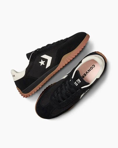 Black / Orange Converse Run Star Men Trainers Singapore | C-61920379