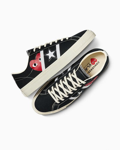 Black / Red Converse Converse x PLAY Comme des Garçons One Star Academy Pro Men Skate Shoes Singapore | C-71396589