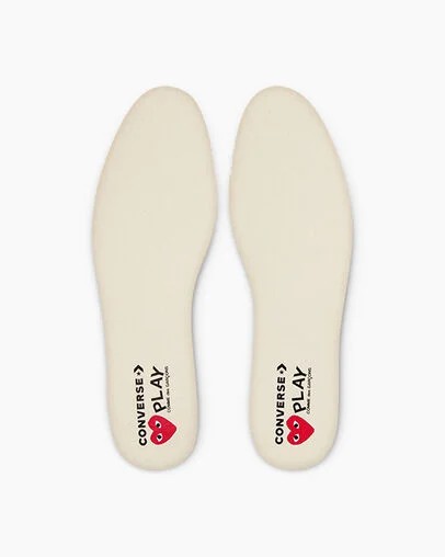 Black / Red Converse PLAY Comme des Garçons Single Heart Chuck 70 Women Sneakers Singapore | C-53804619