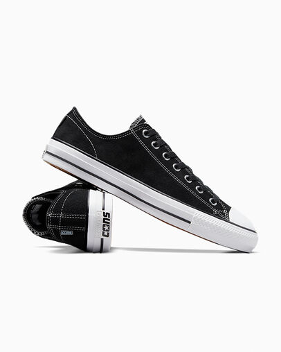 Black / White Converse CONS Chuck Taylor All Star Pro Suede Women Skate Shoes Singapore | C-25031489