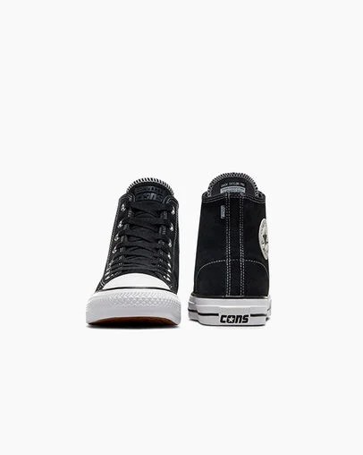 Black / White Converse CONS Chuck Taylor All Star Pro Suede Women Skate Shoes Singapore | C-12736049
