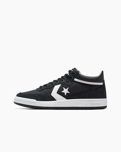 Black / White Converse CONS Fastbreak Pro Leather & Suede Men Skate Shoes Singapore | C-60934289
