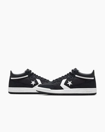 Black / White Converse CONS Fastbreak Pro Leather & Suede Men Skate Shoes Singapore | C-60934289