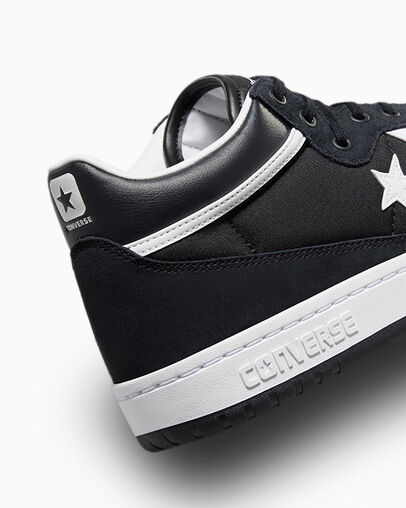 Black / White Converse CONS Fastbreak Pro Leather & Suede Men Skate Shoes Singapore | C-60934289