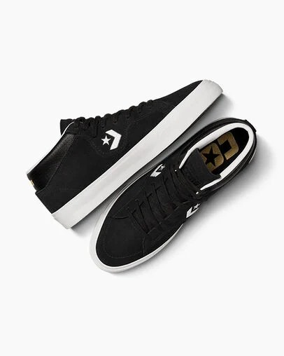 Black / White Converse CONS Louie Lopez Pro Suede and Leather Women Skate Shoes Singapore | C-94306829