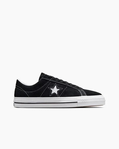 Black / White Converse CONS One Star Pro Suede Women Skate Shoes Singapore | C-75491269