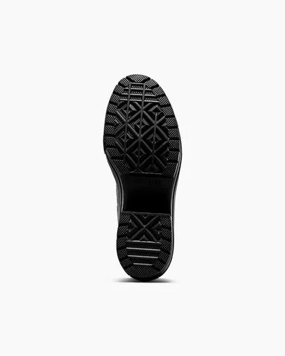 Black / White Converse Chuck 70 De Luxe Heel Leather Women Sneakers Singapore | C-64705319