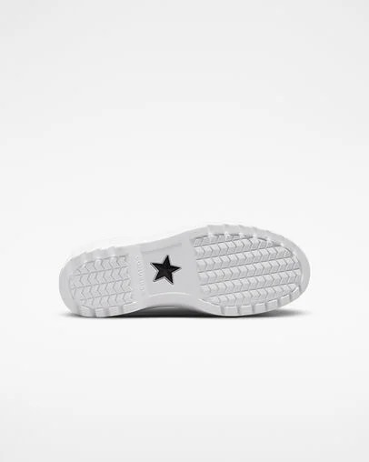 Black / White Converse Chuck Taylor All Star Lugged Lift Platform Kids' Canvas Shoes Singapore | C-82039479