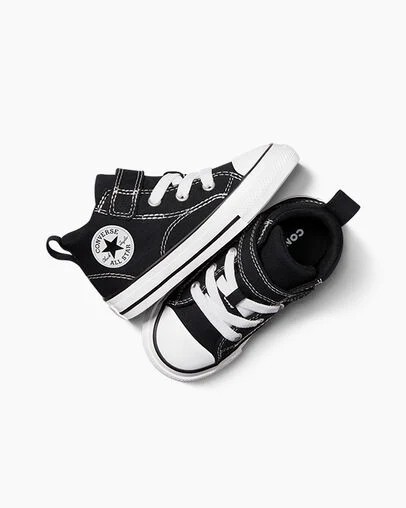 Black / White Converse Chuck Taylor All Star Malden Street Kids' Boots Singapore | C-67183409