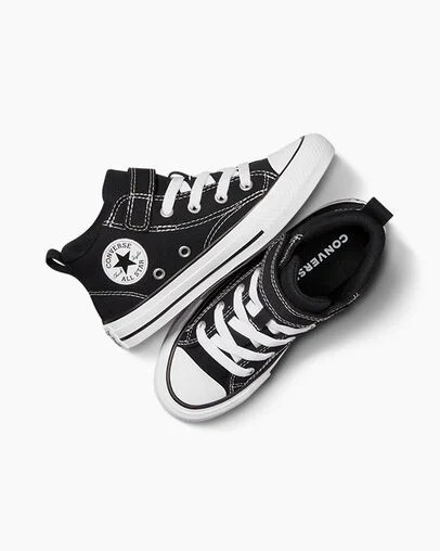 Black / White Converse Chuck Taylor All Star Malden Street Kids' Boots Singapore | C-02861979