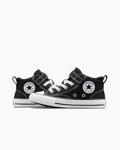 Black / White Converse Chuck Taylor All Star Malden Street Kids' Boots Singapore | C-02861979