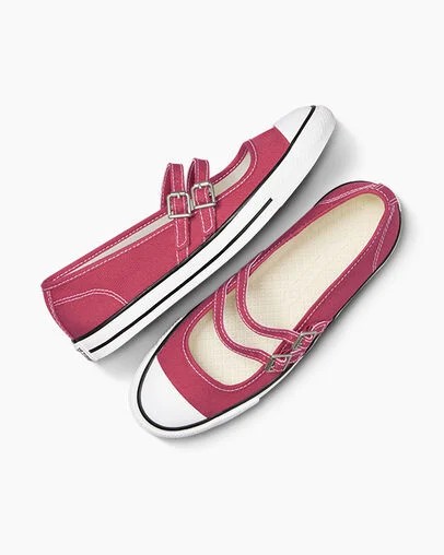 Black / White Converse Chuck Taylor All Star Dainty Women Mary Jane Singapore | C-45971029