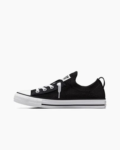 Black / White Converse Chuck Taylor All Star Shoreline Knit Women Slip On Shoes Singapore | C-27693089