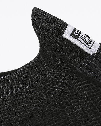 Black / White Converse Chuck Taylor All Star Shoreline Knit Women Slip On Shoes Singapore | C-27693089