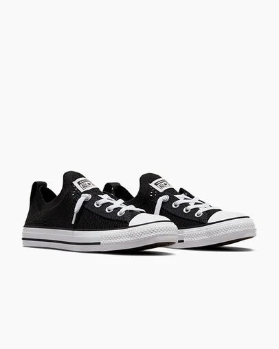 Black / White Converse Chuck Taylor All Star Shoreline Knit Women Slip On Shoes Singapore | C-27693089