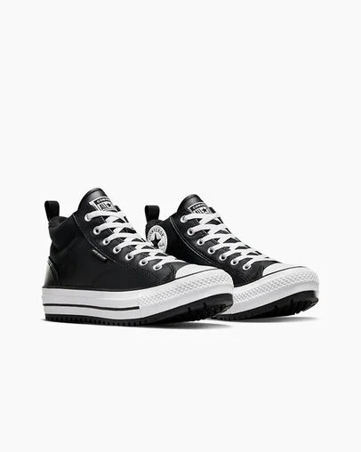 Black / White Converse Chuck Taylor All Star Malden Street Men Boots Singapore | C-53726419