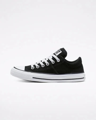 Black / White Converse Chuck Taylor All Star Madison Women Canvas Shoes Singapore | C-82093519