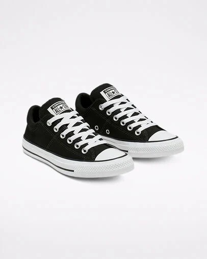 Black / White Converse Chuck Taylor All Star Madison Women Canvas Shoes Singapore | C-82093519