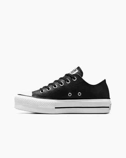 Black / White Converse Chuck Taylor All Star Lift Women Platform Shoes Singapore | C-82350619
