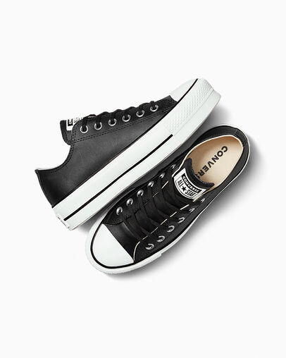 Black / White Converse Chuck Taylor All Star Lift Women Platform Shoes Singapore | C-82350619