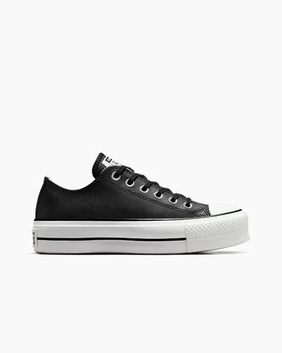 Black / White Converse Chuck Taylor All Star Lift Women Platform Shoes Singapore | C-82350619