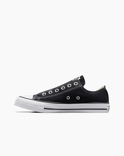 Black / White Converse Chuck Taylor All Star Women Slip On Shoes Singapore | C-48612509