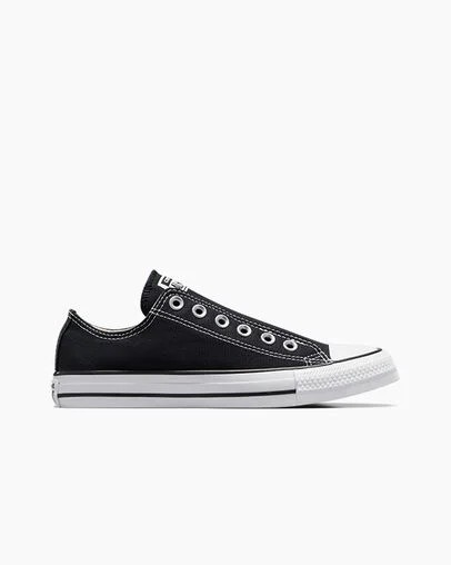 Black / White Converse Chuck Taylor All Star Women Slip On Shoes Singapore | C-48612509