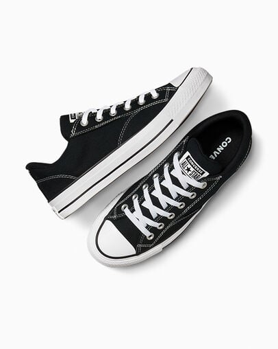 Black / White Converse Chuck Taylor All Star Malden Street Women Tennis Shoes Singapore | C-34951879