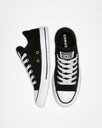 Black / White Converse Chuck Taylor All Star Madison Women Canvas Shoes Singapore | C-80452369