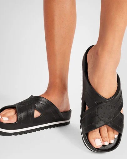 Black / White Converse Chuck Taylor All Star CX Women Sandals Singapore | C-19473809