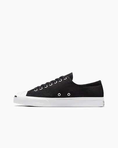 Black / White Converse Jack Purcell Men Canvas Shoes Singapore | C-12798349