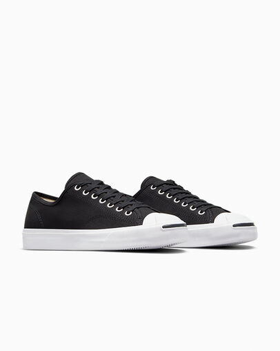 Black / White Converse Jack Purcell Men Canvas Shoes Singapore | C-12798349
