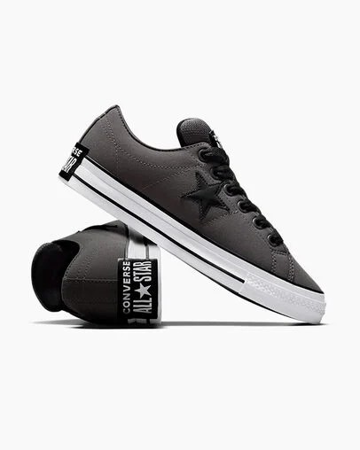 Black / White Converse One Star Puff Men Skate Shoes Singapore | C-61043789