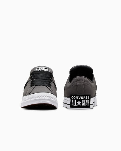 Black / White Converse One Star Puff Men Skate Shoes Singapore | C-61043789