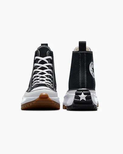 Black / White Converse Run Star Hike Men Platform Shoes Singapore | C-84936529