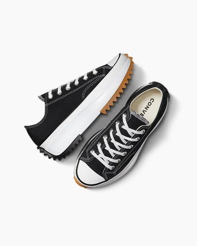 Black / White Converse Run Star Hike Men Platform Shoes Singapore | C-57643189