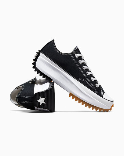 Black / White Converse Run Star Hike Men Platform Shoes Singapore | C-57643189