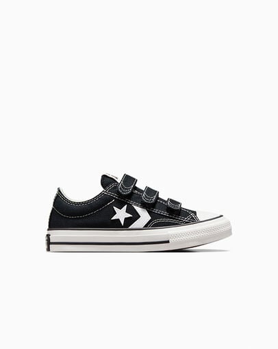 Black / White Converse Star Player 76 Kids\' Sneakers Singapore | C-98361049