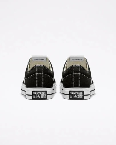 Black / White Converse Star Player 76 Premium Men Canvas Shoes Singapore | C-35296089
