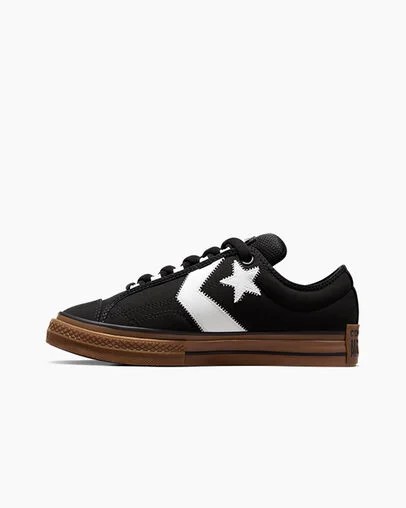 Black / White Converse Star Player 76 Puff Women Skate Shoes Singapore | C-05842199